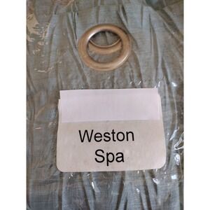 Weston‎ window curtain panel grommets Teal 2 pack 50x78 Lightweight Textured